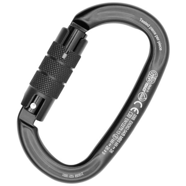 Kong Usa Oval, 110 mm Length, 21 mm Gate Opening, Aluminum Alloy, Nero 712LG0NNNKK - main
